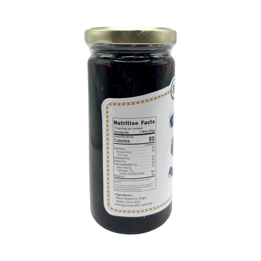 Majlesi Black Mulberry Preserves Jam - Moraba Shatoot - مربا شاتوت