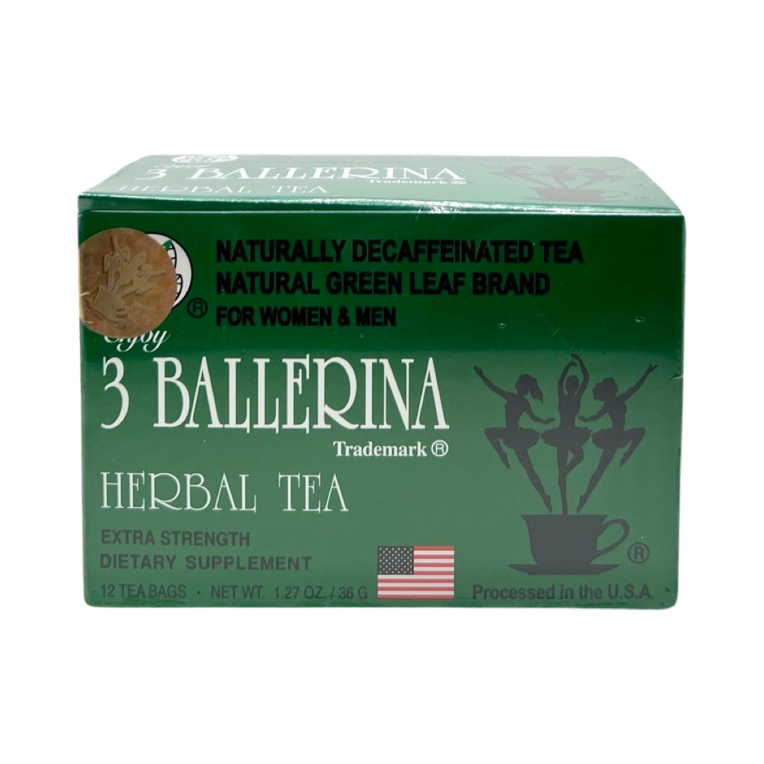 3 Ballerina Naturally Decaffeinated Herbal 12 Tea Bag - Chai - چای گیاهی دکاف