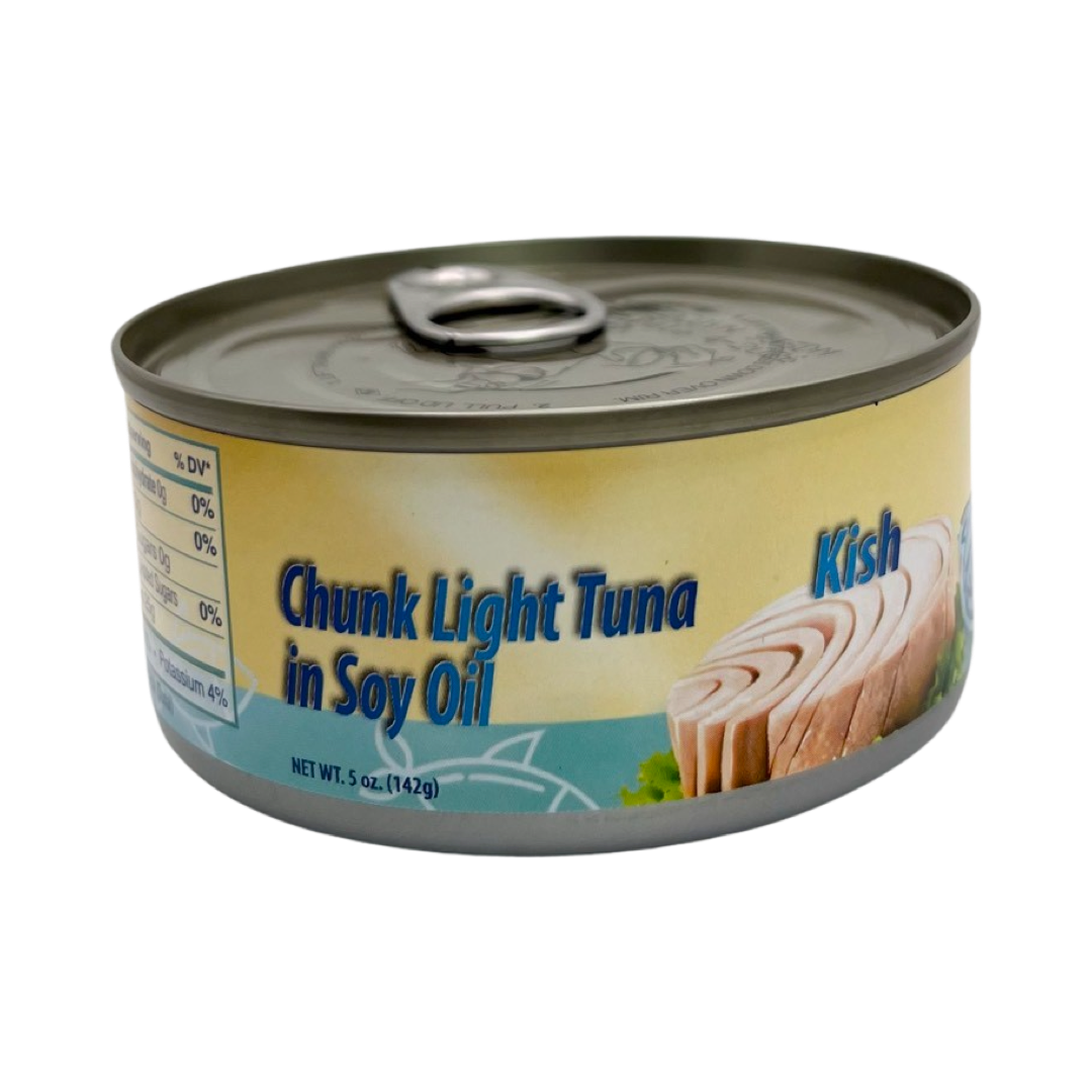 Kish Chunk Light Tuna in Soy Oil - Ton Mahi - تن ماهی در روغن سوی