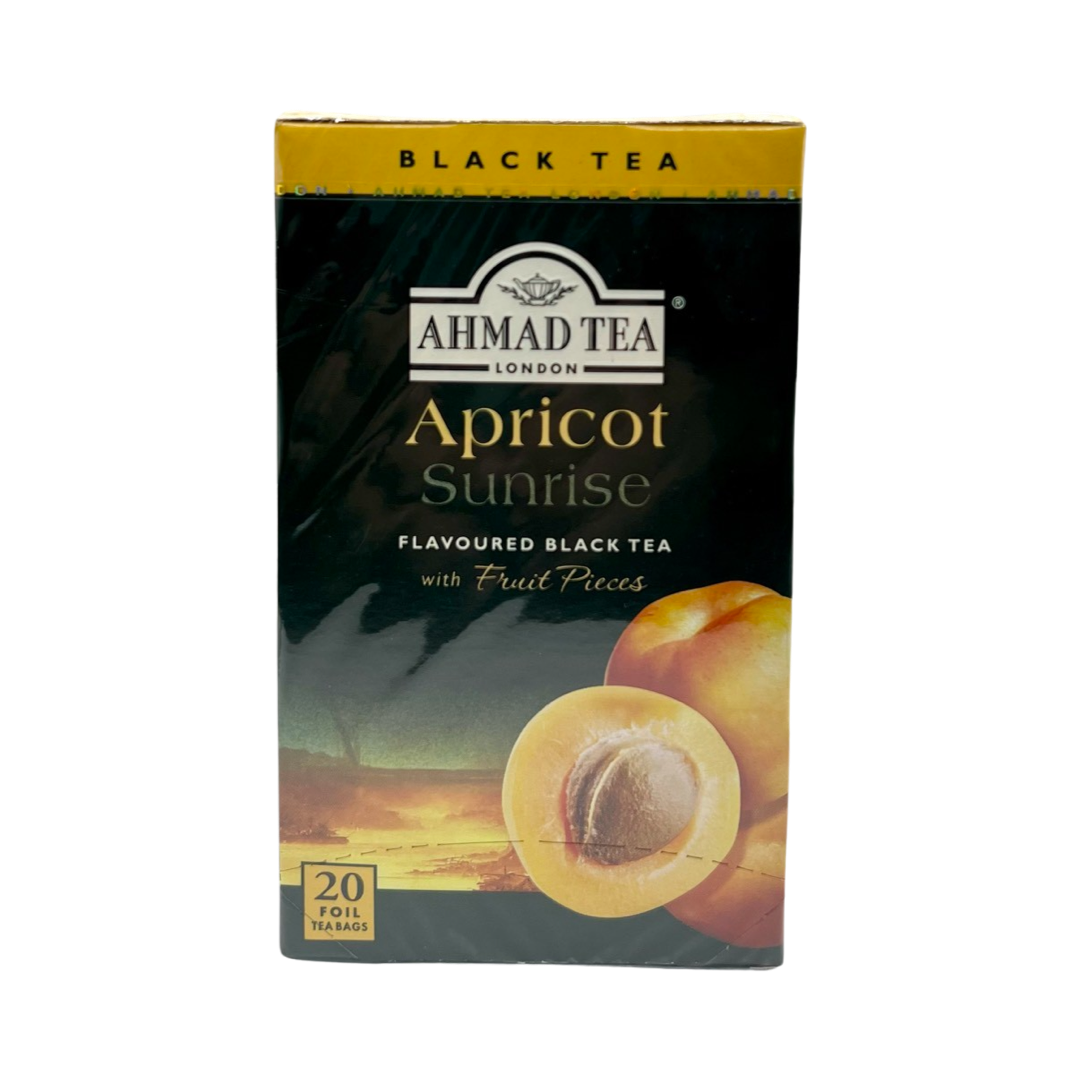 Ahmad Apricot Sunrise 20 Tea Bag - Flavored Black Tea- Chai - چای با طعم زردآلو