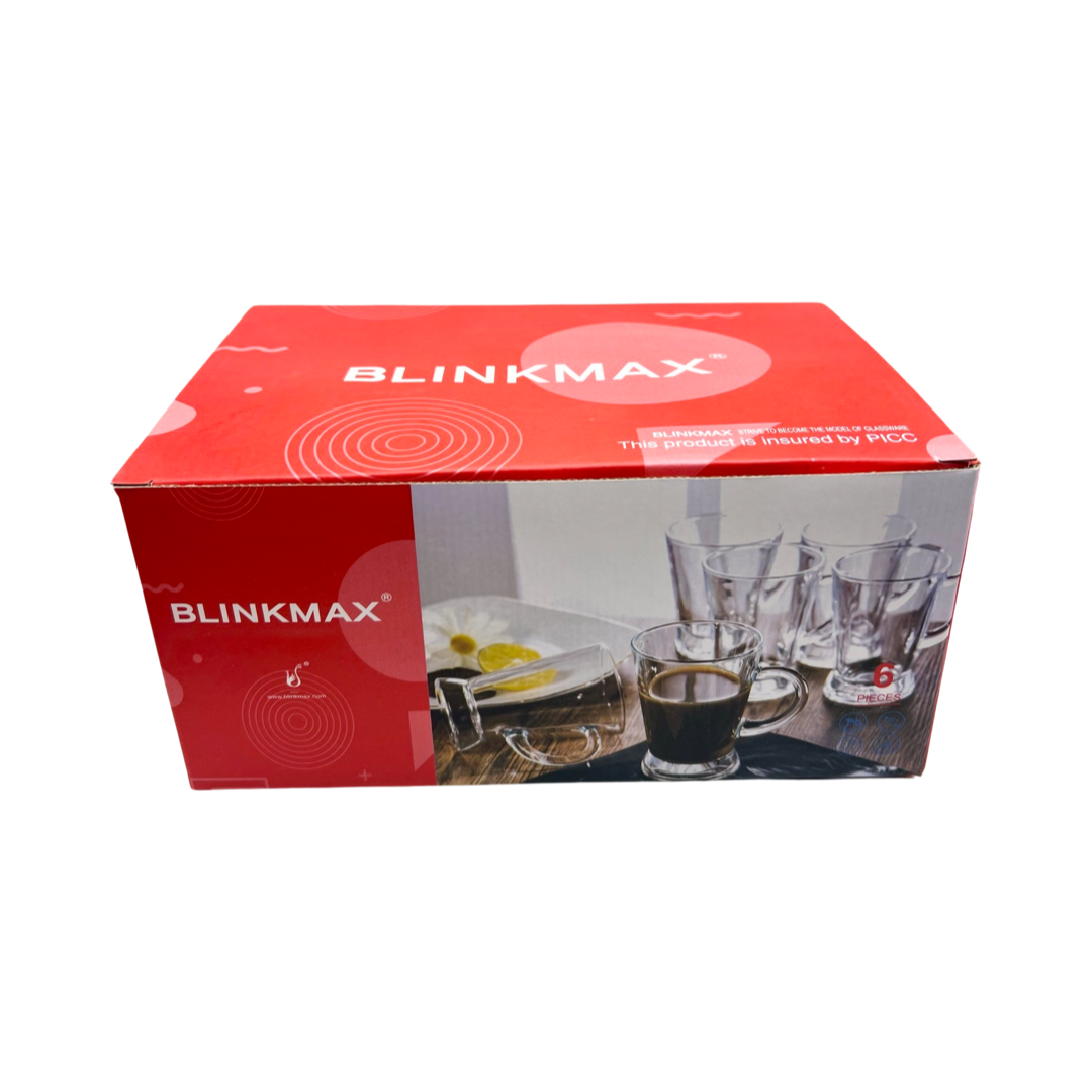 Blinkmax Tea Cup - Estekan set of 6- Fenjan - فنجان چای