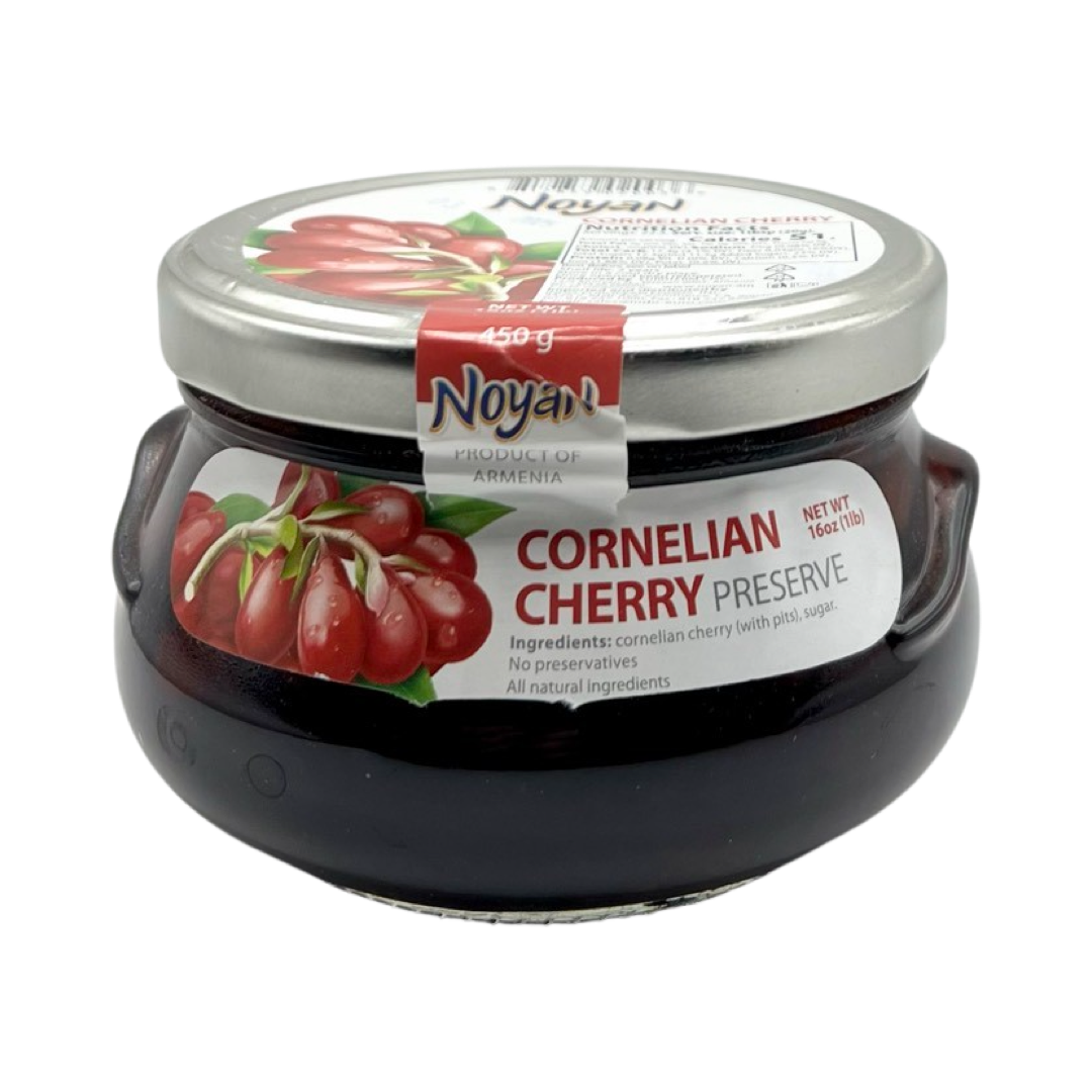 Noyan Cornelian Cherry Preserve Jam - Moraba Zoghal Akhteh - مربا زغال اخته