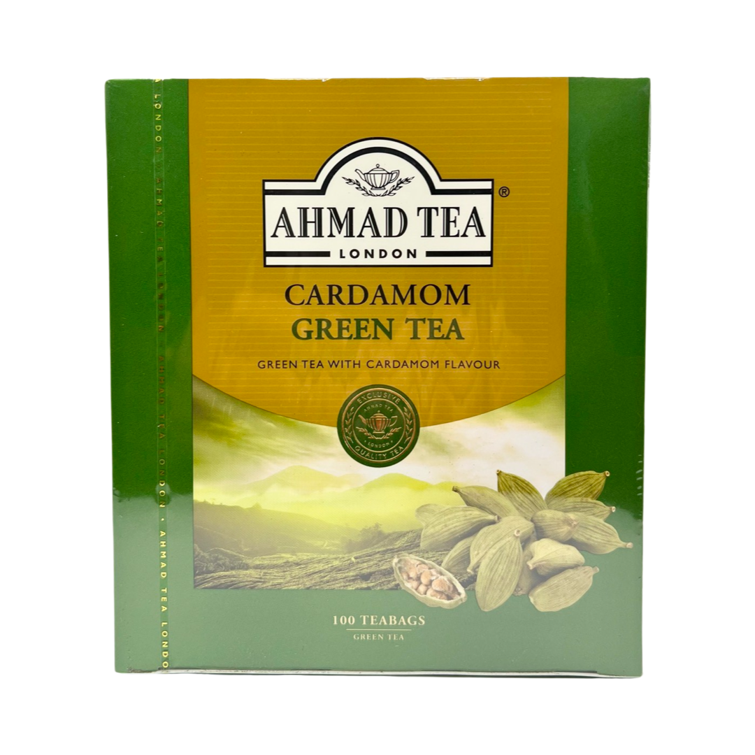 Ahmad Cardamom Green 100 Tea Bag - Chai Sabz Hel - چای سبز با هل
