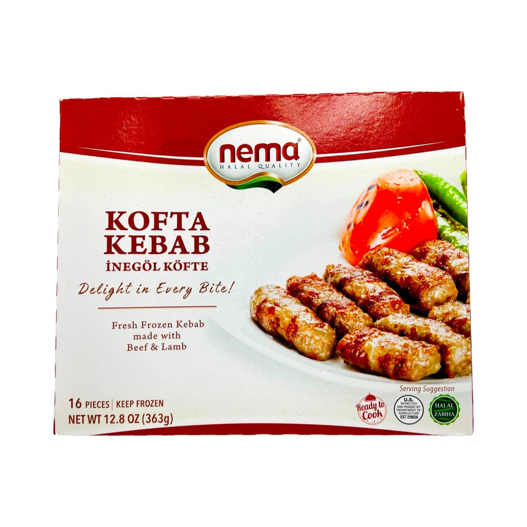 Nema Frozen Halal Beef & Lamb Kofta Kabab - Koofteh Kabob - کوفته کباب