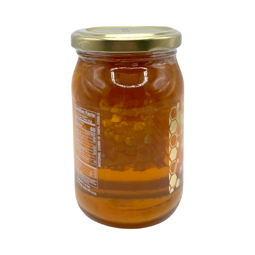 Sadaf Raw Wildflower Honey with Comb - Asal -  عسل با موم