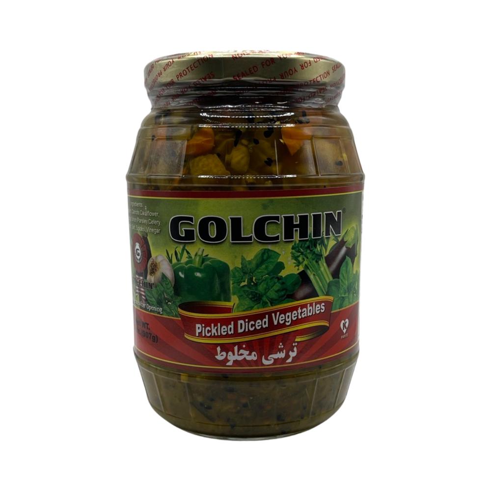 Golchin Pickled Diced Vegetables - Torshi Makhloot - ترشی مخلوط